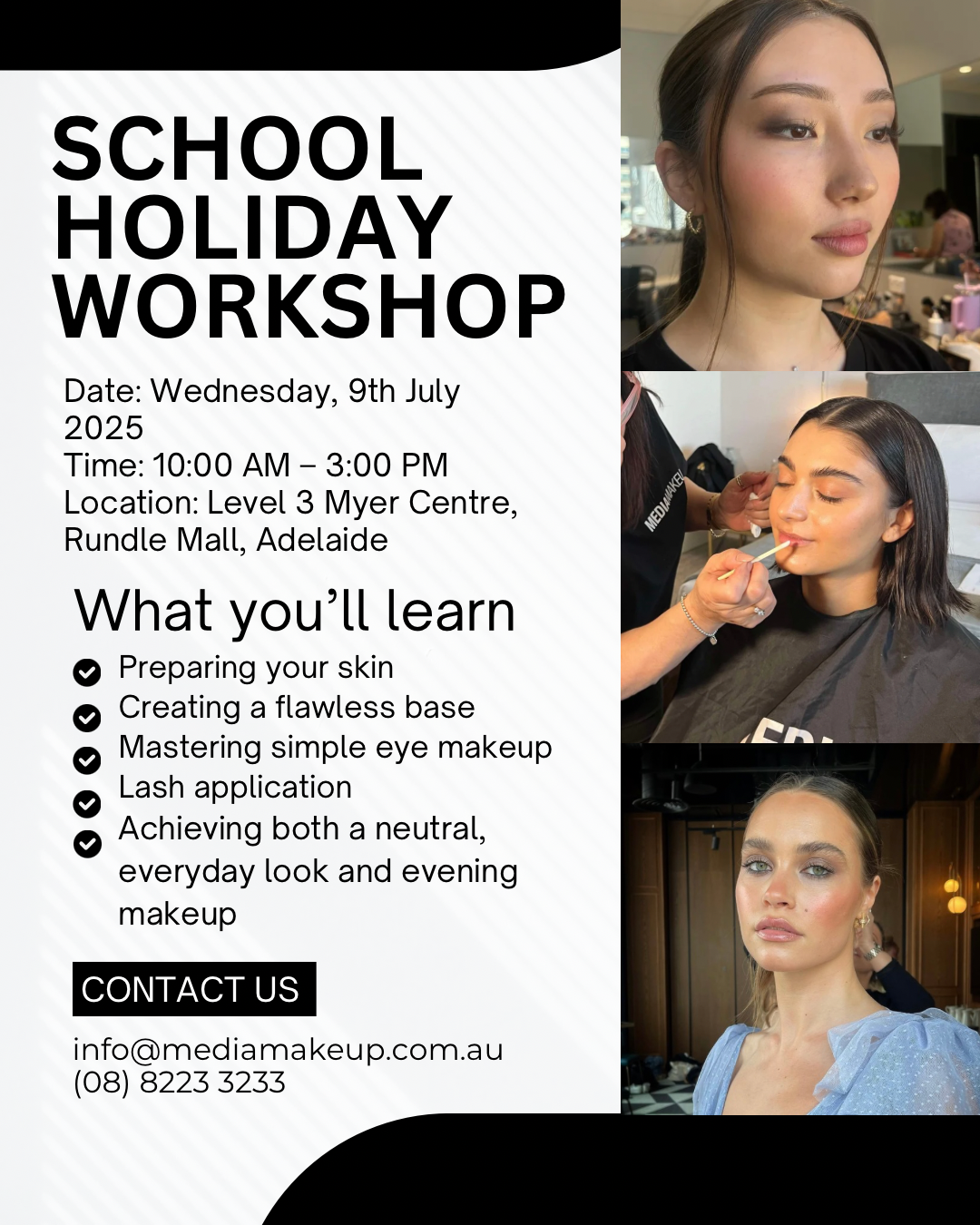 School Holiday Makeup Workshop